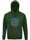 Hoodie Organic Unisex " Flanagan's Cocktails Dreams " Dark Green