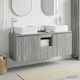 vidaXL vidaXL Bathroom Vanity Unit Without Sink M53xD35xH63cm Grey Sonoma