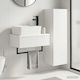 vidaXL Bathroom Vanity Unit Without Sink W33xD34.5xH100cm White