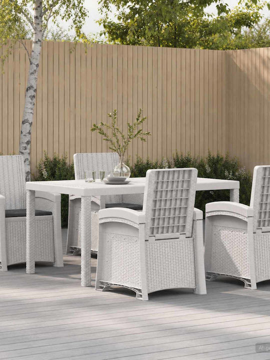 Garden & Outdoor Furniture Set 5 Pieces Vidaxl ...