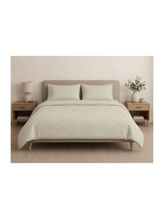 Set Duvet Cover Cotton 170x250cm Single with Pi...