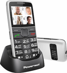 Powertech Eco V2 Dual SIM Κινητό με Μεγάλα Κουμπιά Λευκό Powertech Eco V2 Dual SIM Κινητό με Μεγάλα Κουμπιά Λευκό