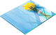 Tulup Schneidebrett Glas Blau 60x52cm