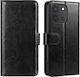 Avizar Oneplus Nord 6 Handyhülle – Crazy Horse Design Kartenhalter Stand Schwarz