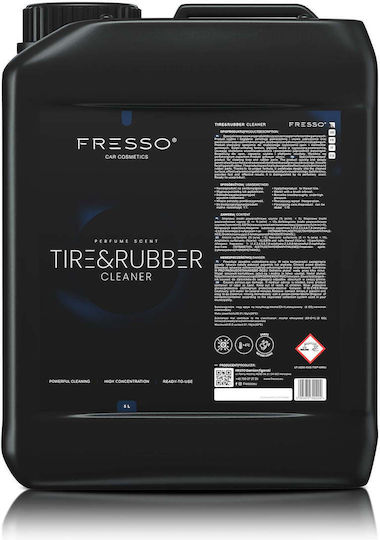 Fresso Καθαριστικό Ελαστικών Καουτσούκ Tire & Rubber Cleaner 5 L Πυκνό Αφρό Αραίωση 1:1 1 Τεμ 390204/fre