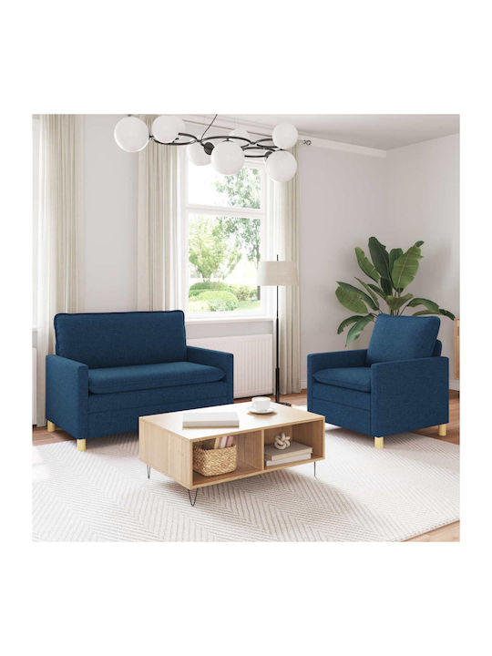 vidaXL Wohnzimmermöbel-Set 2-Sitzer & Sessel