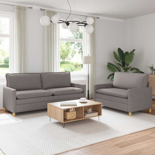 vidaXL Wohnzimmermöbel-Set 2-Sitzer & Sessel