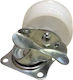 Furniture Wheel Polypropylene White 2 Pieces