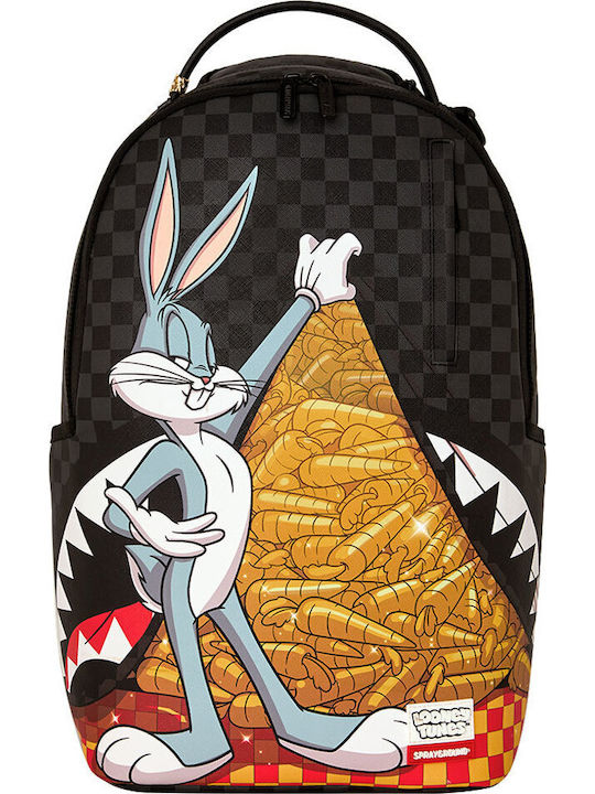 Sprayground Schulranzen Rucksack für Junior High-High School mit Flaschenhalter Bugs Money Carrot Stack 29 x 15 x 45cm