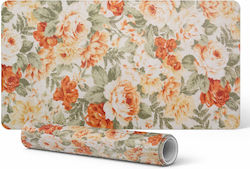 Non-Slip Office Rug Vintage Floral Design 100x5...