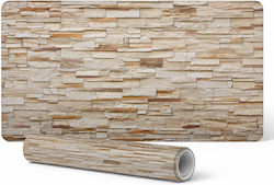 Non-Slip Protective Desk Mat Stone Wall Design ...