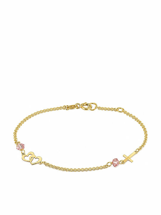 Senzio Belibasakis Kinderarmband Kette Gold 9K Senzio Belibasakis Kinderarmband Kette Gold 9K