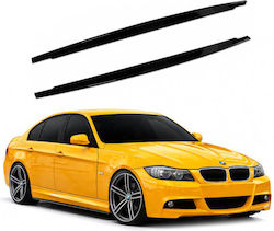 Допълнителни Странични Прагчета Bmw 3 E90/e91 05-11 E92/e93 06-14 Лъскаво Черно Abs Пластмаса 2 Броя