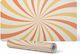 Non Slip Mouse Keyboard Pad Retro Rotating Stri...
