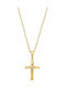 Senza Women's Cross from Gold Plated Silver