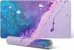 Non-Slip Protective Desk Pad Abstract Wavy Grap...