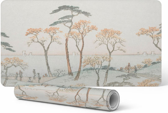 Durable Non-Slip Desk Mat Trees By The Water 100x50 Cm