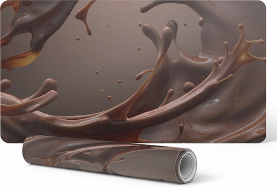 Covoraș Antiderapant Pentru Birou Jocuri Din Vinil Chocolate Wave 90x45 Cm