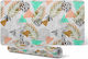 Elegant Decorative Desk Pad Geometric Leaves 100x50 Cm