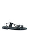 Women's Black Flat Sandals