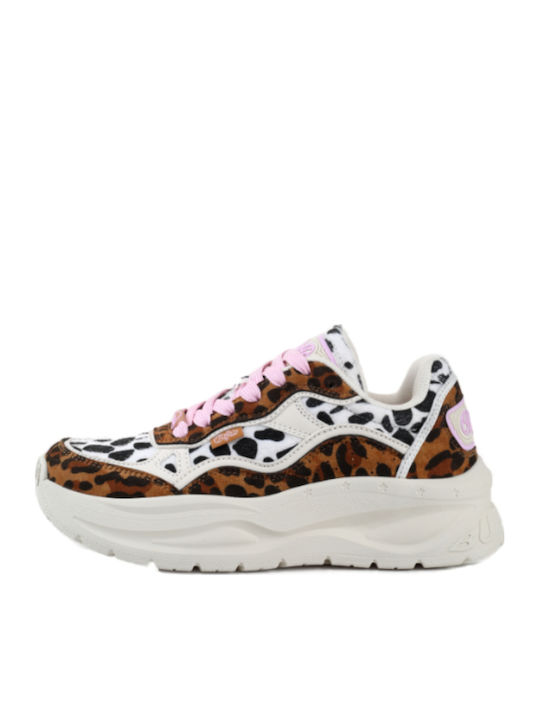 Buffalo One Flatforms Sneakers Animal Print