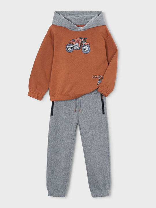 Mayoral Kids Tracksuits Rust Orange 2 Pieces