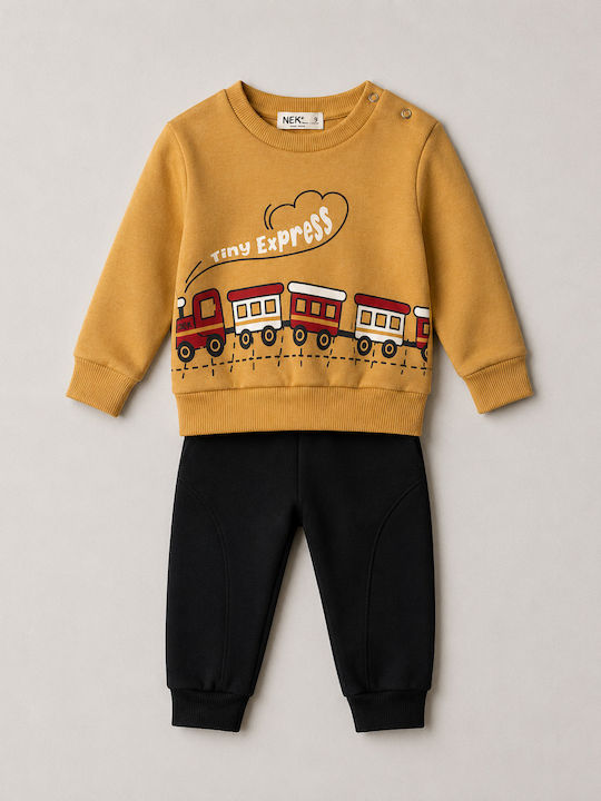 Nek Kids Wear Set trening pentru copii Galben