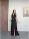 Summer Shirt Dress Black