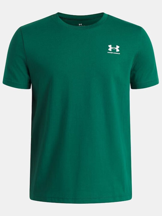 Under Armour Tricou Pentru Copii Verde Sportstyle
