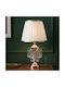 Keskor Metal Table Lamp for E27 Socket with Gold Shade and Base