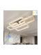 Keskor Deckenleuchte montieren 80cm Silber mit Integrierte LED