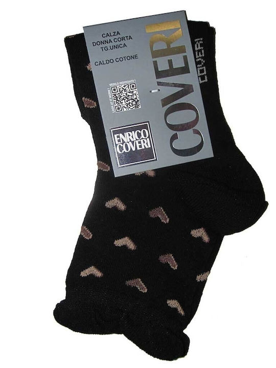 Enrico Coveri Women's Black Socks