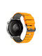 Silicone Hybrid Strap Amazfit Stratos 2s/3 Yellow Grey