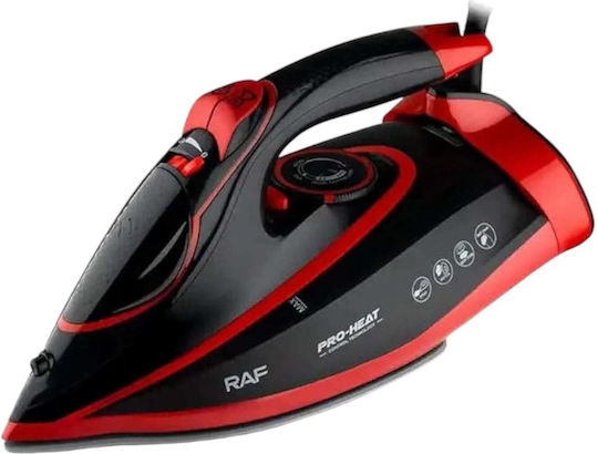 Raf Steam Iron 2600W with Ceramic Plate