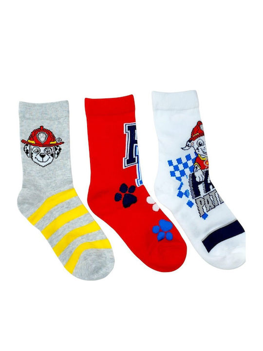 Disney Kids' Socks Paw Patrol Multicoloured 3 Pairs VH0631-2-Multicoloured