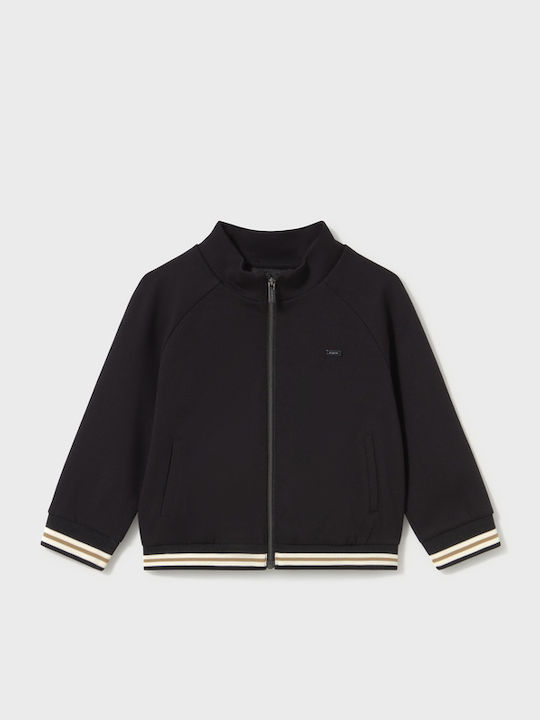 Kinder-Strickjacke Schwarz
