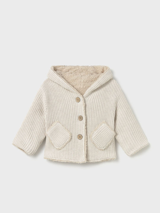 Mayoral Kinder-Strickjacke Gestrickt Weiß