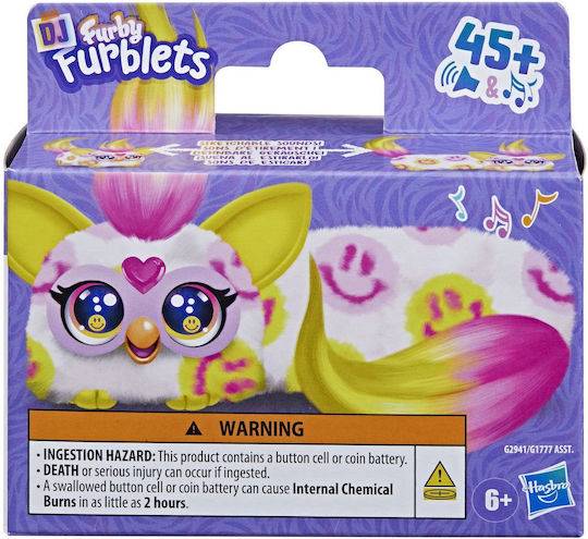Jucărie de Plus Furby de Ziua Îndrăgostiților cu Mișcare și Sunet pentru 6+ Ani 45 cm