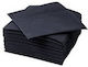 Airlaid Napkin 20x20 Black 300pcs