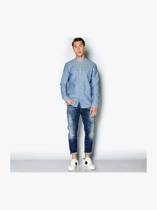 Brokers Jeans Short Sleeve Linen Shirt in Regul...