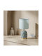 Keskor Ceramic Vintage Table Lamp for E27 Socket with Turquoise Shade and Base