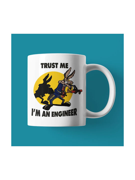 Trust Me Im An Engineer Κούπα Κεραμική Καφέ