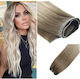 Hairpiece With Human Hair In Chestnut Platinum Colour 8/60 55cm
