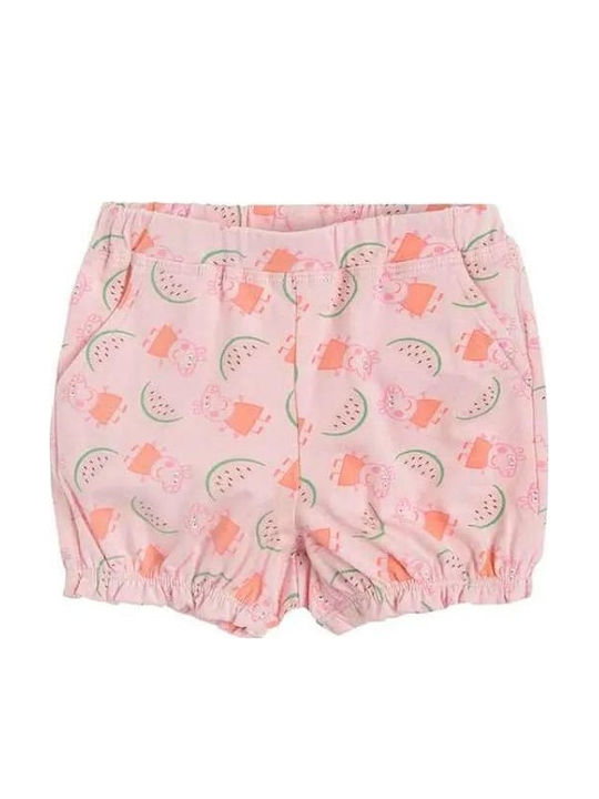 Kids Shorts Bermudas Fabric Pink