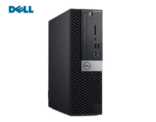 Dell 5060 SFF Überarbeitete Grade A Desktop-PCs (Kern i7-8700/16GB/500GB SSD/Windows 11 Startseite)