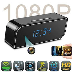 Spy Camera WiFi Clock 1080p with Motion Detection