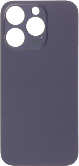 Apple iPhone 14 Pro Капак За Батерия С Лилаво Лого И Отвор За Лепило Oem