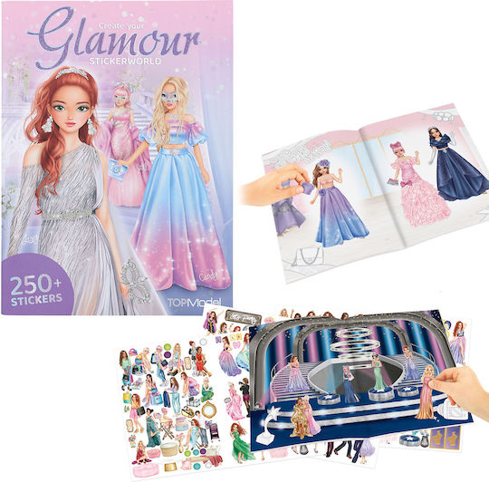Depesche Meșteșuguri pentru copii Topmodel - Glamour Stickerworld
