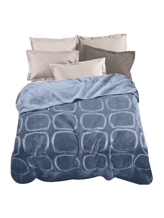 Marwa Pique Double Blanket 220x240cm Silver Grey