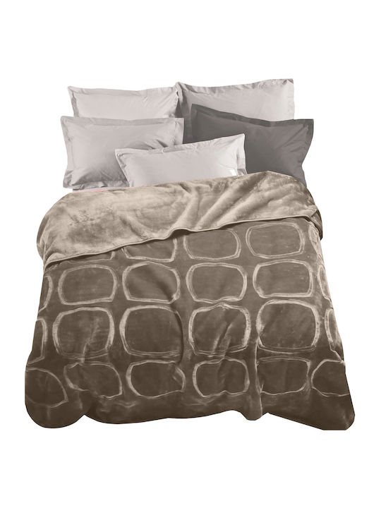 Marwa Pique Blanket Super Double 220x240cm Beige